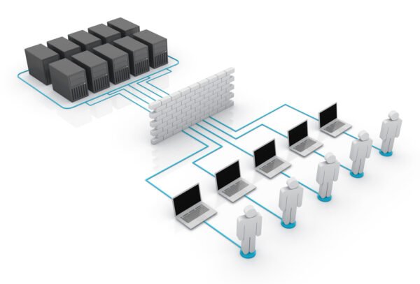 People and internet concept