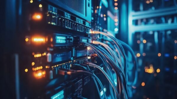 Server Room Close-Up