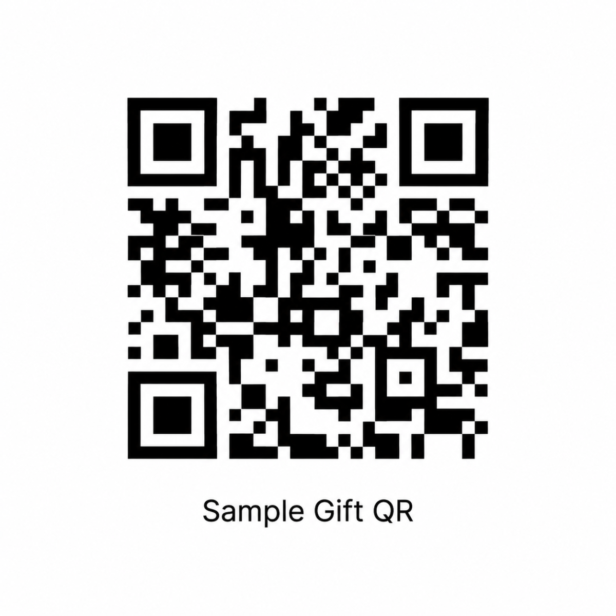 QR code for Wedding Gift Transfer